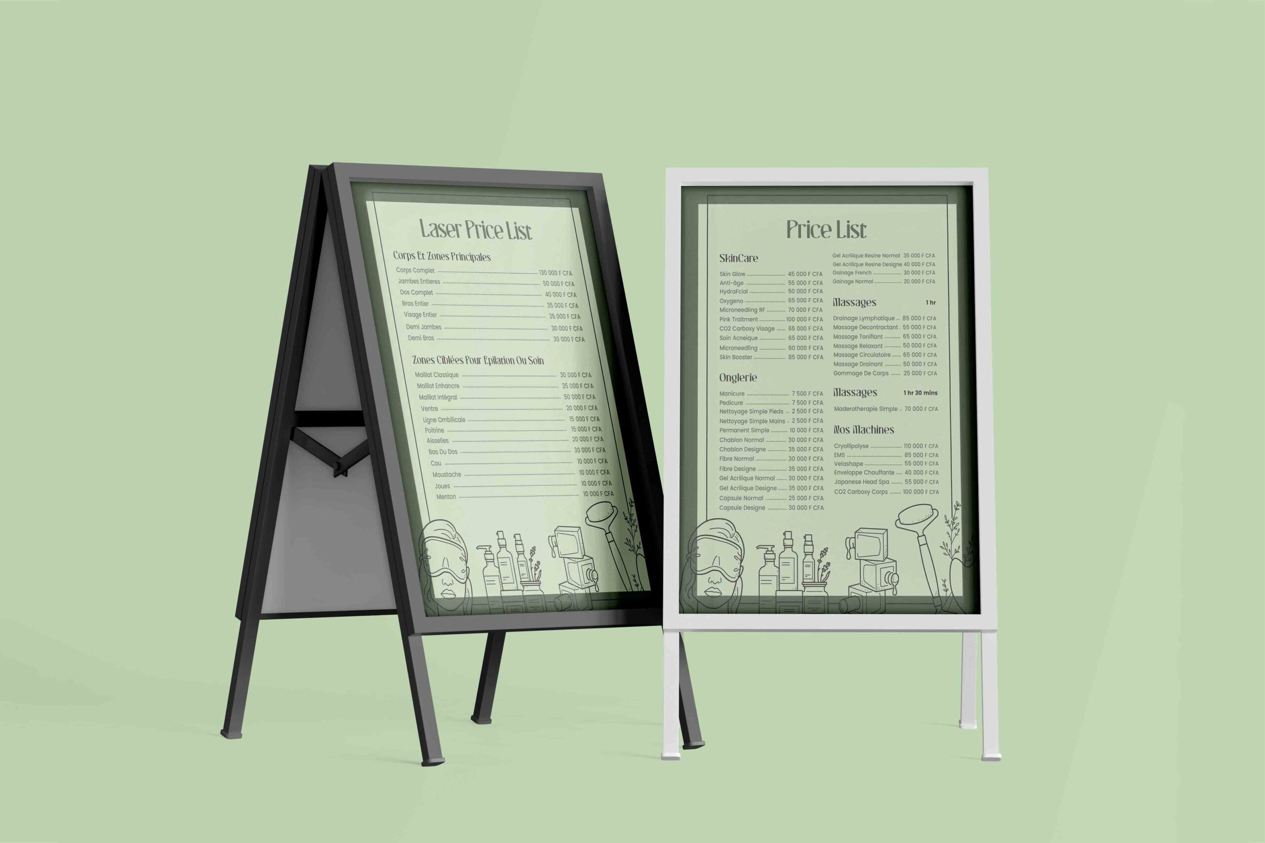 Skin Society_ Menu Mockup